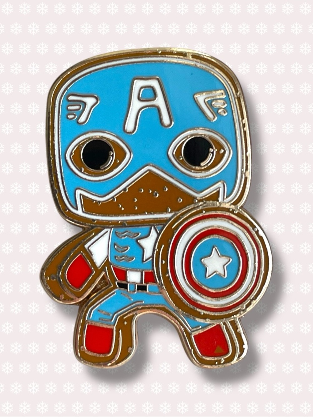 Disney - Captain America Gingerbread Cookie - Marvel Avengers Funko Pop Pin